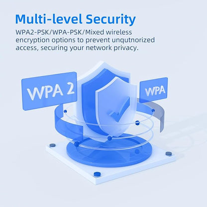 U-SPEED N300 WiFi Router 2.4G Easy Setup Wireless Internet Network Router - Image 5