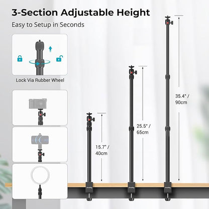 SMALLRIG Camera Desk Mount C Stand, Tabletop C Clamp - Image 3