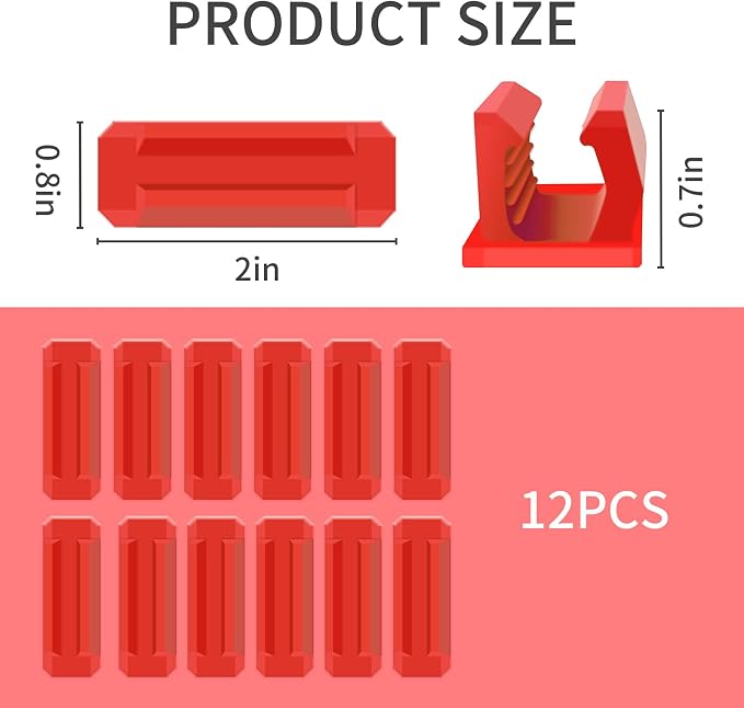 12 Pack Pen Holder for Desk, Silicone Pencil Holder - Image 3