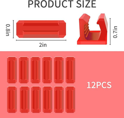 12 Pack Pen Holder for Desk, Silicone Pencil Holder - Image 3