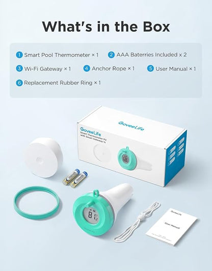 GoveeLife Smart Wireless Pool Thermometer P2, - Image 9