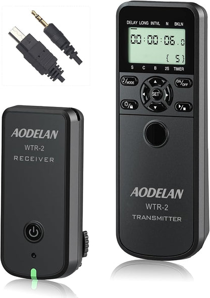 Wireless Shutter Camera Remote Intervalometer Timer Compatible by AODELAN