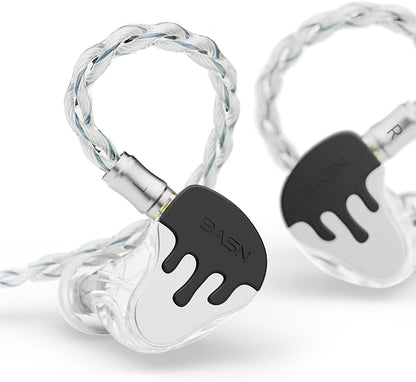 BASN BmasterX in Ear Audio Monitor, Hybrid 6 Drivers IEM Earphones by BASNAudio
