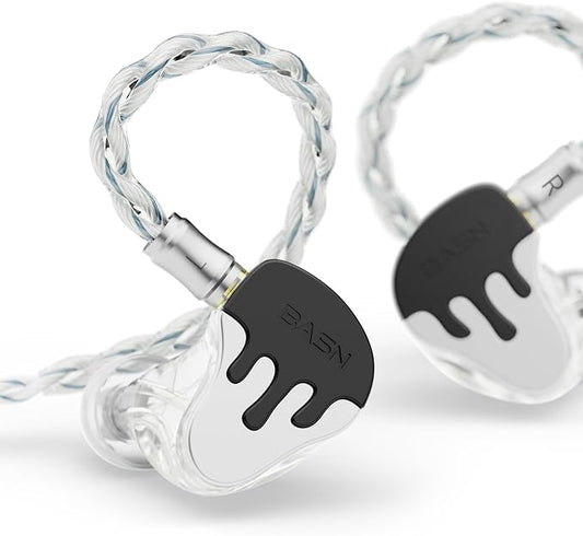 BASN BmasterX in Ear Audio Monitor, Hybrid 6 Drivers IEM Earphones by BASNAudio