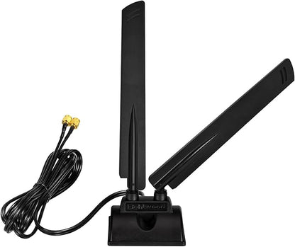 Eightwood WiFi 6E Antenna Tri-Band 6GHz 5GHz 2.4GHz RP-SMA WiFi Antenna Magnet - Image 2