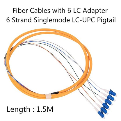 4Pcs 1.5 Meter LC Cable, SingleMode 9/125 Fiber Pigtail - Image 2