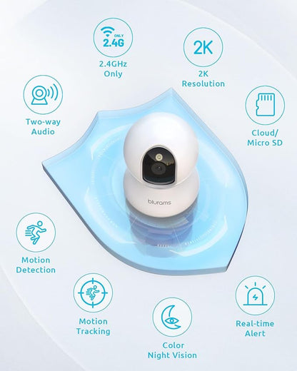 blurams 5G Pet Camera 2K, 360° PTZ Dog Camera - Image 6