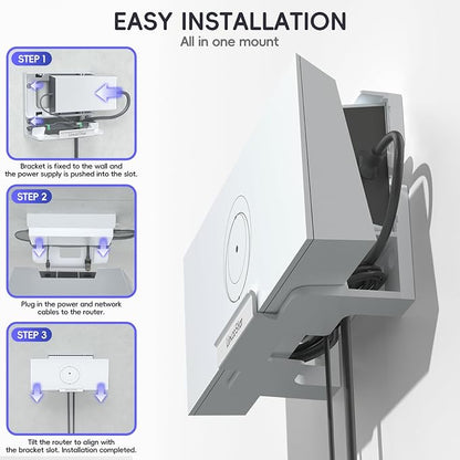 for Starlink Gen 3 Router Mount, All in One Starlink Wall Mount - Image 5