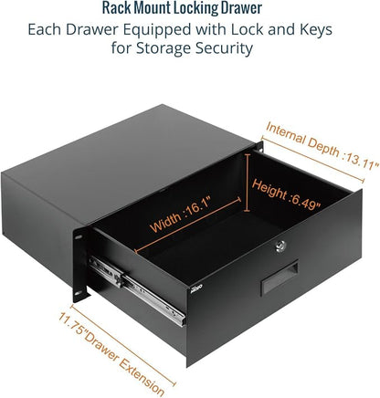 Tecmojo 4U Rack Drawer, Rack Mount Drawer - Image 3