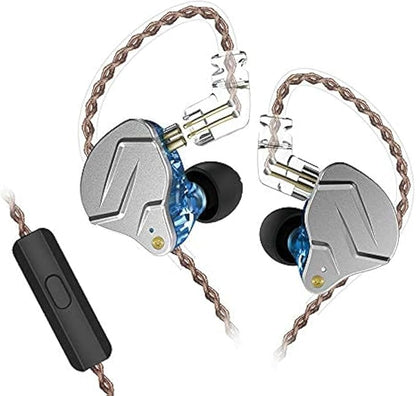 KZ ZSN Pro Dual Drivers 1BA 1DD in Ear Earphones HiFi Power Bass Earbuds by CCA