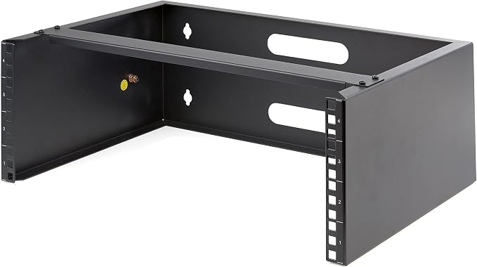 StarTech.com 4U Wall Mount Network Rack & 1U Server Rack Shelf & 8 Outlet - Image 2