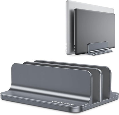 OMOTON Vertical Laptop Stand, Double Desktop Stand Holder by OMOTON