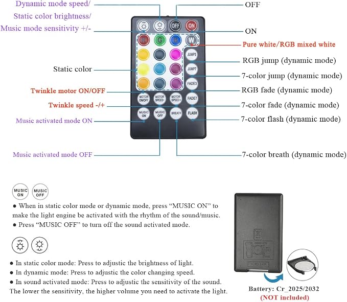 AKEPO Fiber Optic Lights kit Twinkle+ APP Control + Music Effect - Image 2