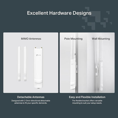 TP-Link Festa F52-Outdoor AC1200 Dual Band Wireless Outdoor Access Point | Free - Image 7