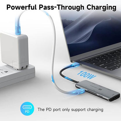 RSHTECH USB C Hub 7-in-1 Multiport Adapter - Image 4