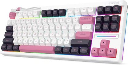 Redragon K729 80% Wired Gasket RGB Gaming Keyboard, 87 Keys TKL Mechanical by REDRAGON