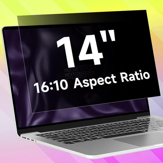 14 Inch 1920x1200 Aspect Ratio Laptop Privacy Screen Filter, Anti Blue Light by ANTOGOOV