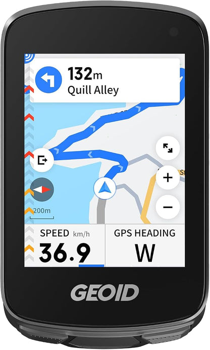 GEOID CC700 Pro 2.8" Color Touchscreen GPS Bike/Cycling Computer, Map Navigation by GEOID