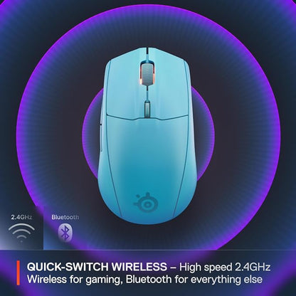 SteelSeries Rival 3 Wireless Gen 2 Gaming Mouse — 2.4GHz and Bluetooth — 18000 - Image 3
