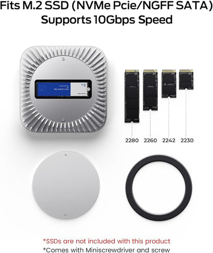 Mac mini M4 Dock, Aluminum Mac mini Stand and HDMI Hub - Image 3