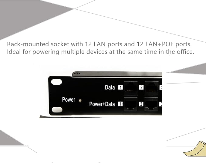 PoE Texas POE-12-24v60w | 12 Port Passive PoE Injector - Image 3