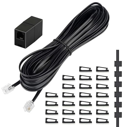 Uvital Phone Extension Cord 33 Ft, Telephone Cable by Uvital