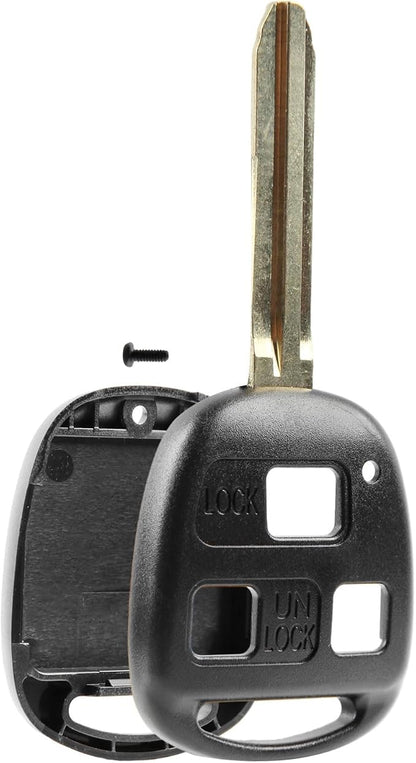 Key Fob Keyless Entry Remote Shell Case & Pad fits 1998-2007 Toyota Land by USAREMOTE