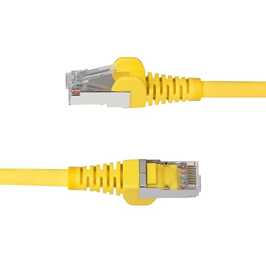 StarTech.com 25ft Yellow CAT6a Ethernet Cable, Snagless RJ45, 100W PoE++ - Image 3