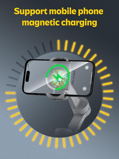 Professional Gimbal Stabilizer for Smartphone w/Wireless Charging OLED Display - Image 6