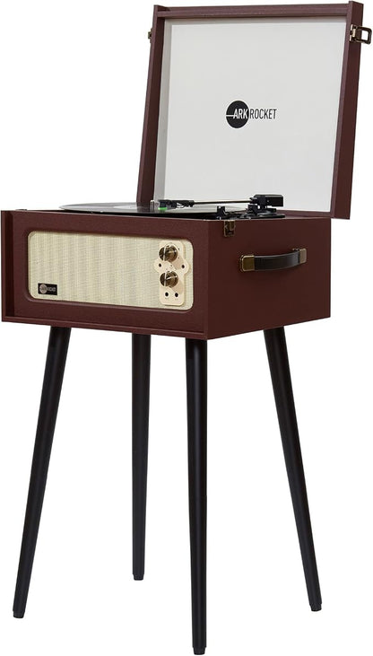 Arkrocket 3-Speed Bluetooth Record Player Retro Turntable by ARKROCKETAUDIO