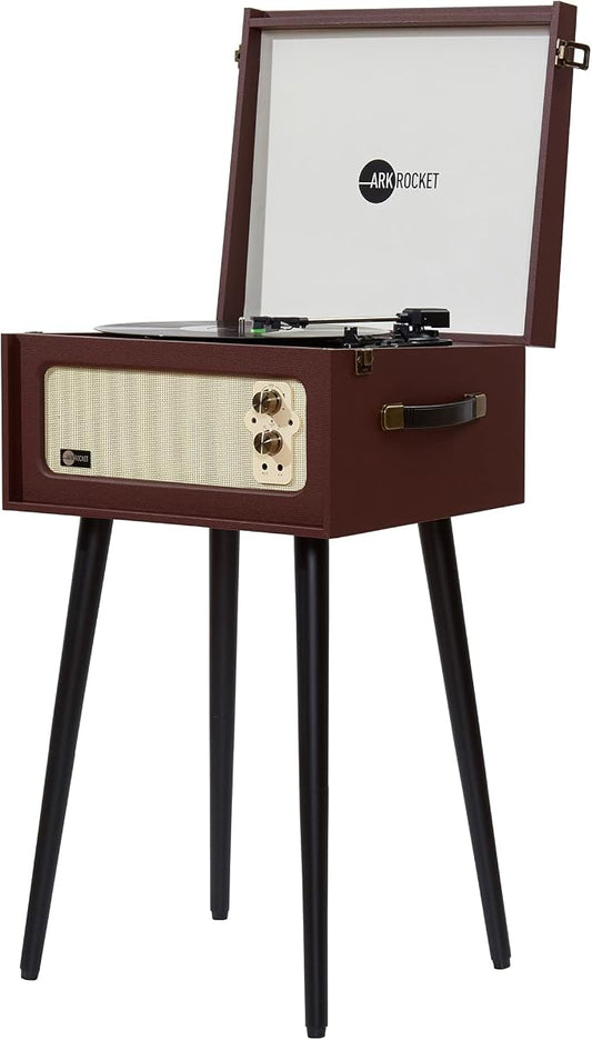 Arkrocket 3-Speed Bluetooth Record Player Retro Turntable by ARKROCKETAUDIO
