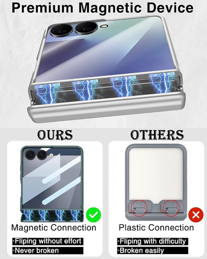 STORMTAL for Samsung Galaxy Z Flip 7 Case, Hinge Protection, Built-in Screen - Image 4