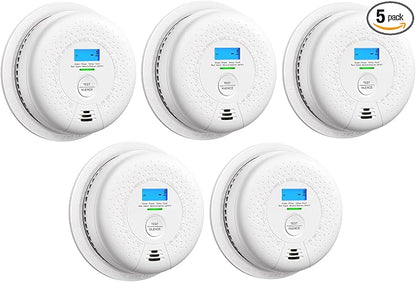 X-Sense Smoke Detector Carbon Monoxide Detector Combo, 10-Year Battery Smoke by X-Sense