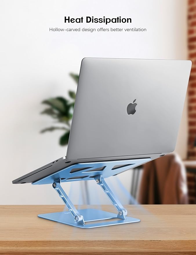 Adjustable Laptop Stand for Desk, Portable Laptop Stand Holder and Riser - Image 5