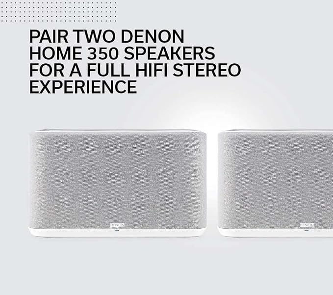 Denon Home 350 Wireless Smart Speaker – Powerful Stereo Sound, Wi-Fi & Bluetooth - Image 9