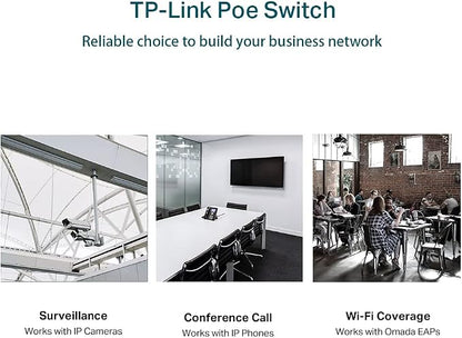 TP-Link Omada SL2428P | 24 Port Fast Ethernet Smart Managed PoE Switch |24 PoE+ - Image 7