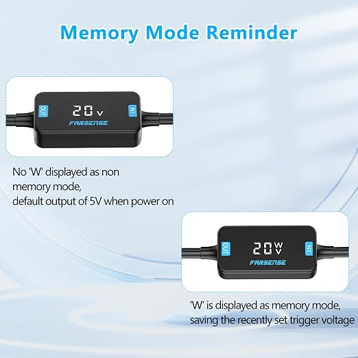 FARSENSE USB C to DC Adapter, Barrel PD Trigger Cable - Image 5