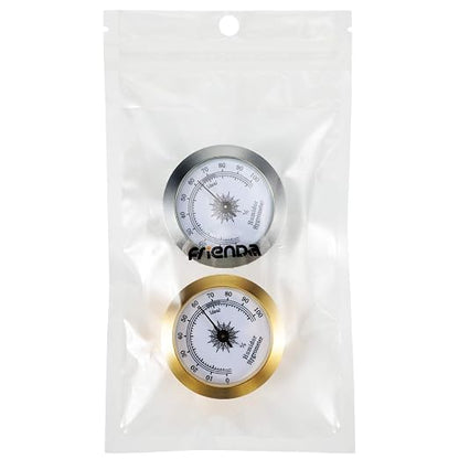 Frienda 2 Pcs Hydrometer 2 Inch Humidity Meter Cigar Humidor Hygrometers Round - Image 7