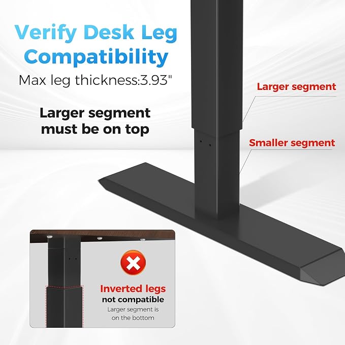 Suptek Clamp-on Desk or Desk Leg PC Mount, Adjustable Height and Width - Image 8