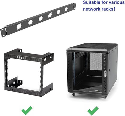 1U Hinged Rack Panel 6D XLR HDMI Audio Rack Mount Panel - Image 5