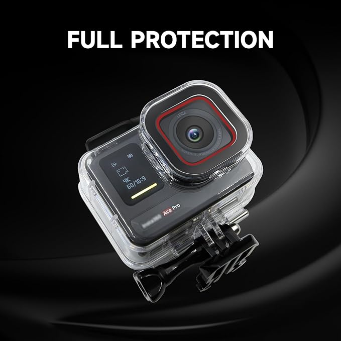 SHOOT Waterproof Housing Case for Insta 360 Ace Pro Diving Protective - Image 3