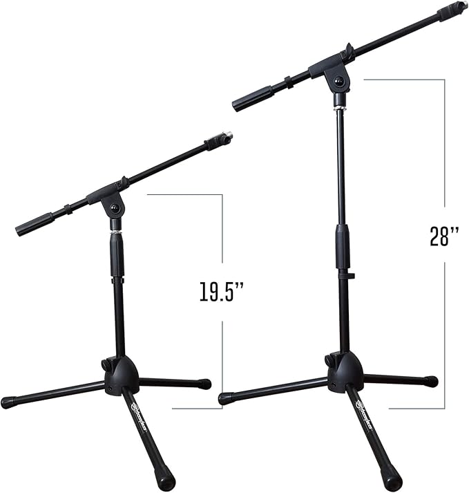 AxcessAbles Low-Profile Microphone Tripod Stand - Image 2
