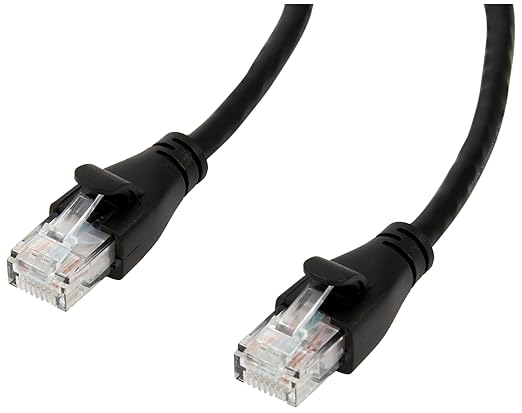 Amazon Basics RJ45 Cat-6 Ethernet Patch Network Cable, 1Gbps Transfer Speed by AmazonBasics