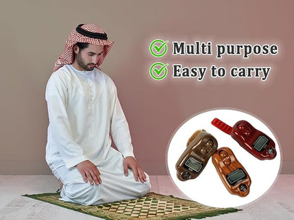Anlising Digital Beads Counter, 3 Pieces Digital Tasbih Tally Counters - Image 4