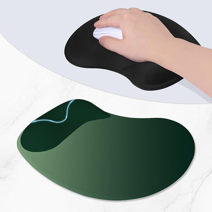 ITNRSIIET Ergonomic Mouse Pad, Cushioned Gel Wrist Rest, Non-Slip Base - Image 3