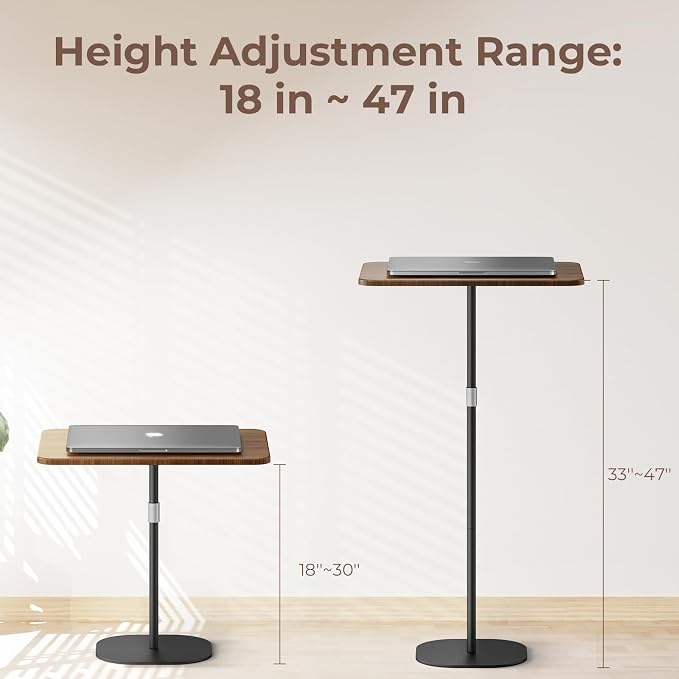 Portable Laptop Floor Stand, Bedside/Sofa Table - Image 3