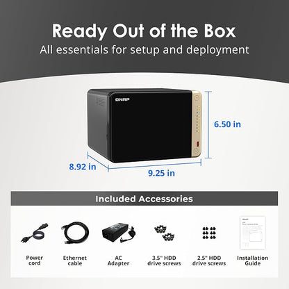 QNAP TS-664-8G-US 6 Bay High-Performance Desktop NAS - Image 8