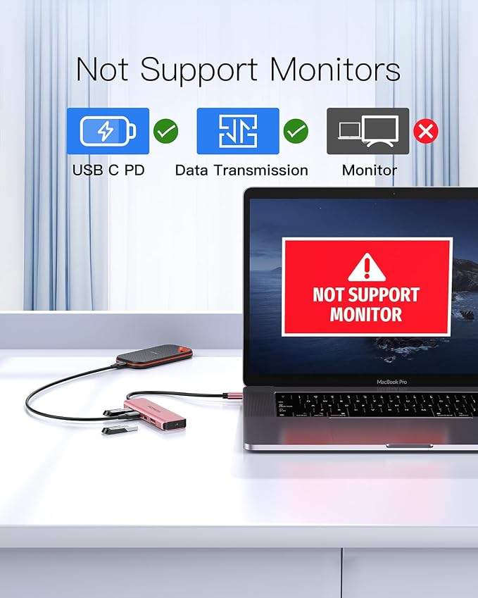 USB C Hub, 10Gbps USB 3.1 Adapter - Image 6