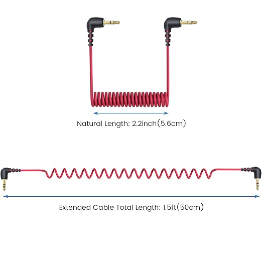 2-Pack 3.5mm Microphone Cable Compatible - Image 5