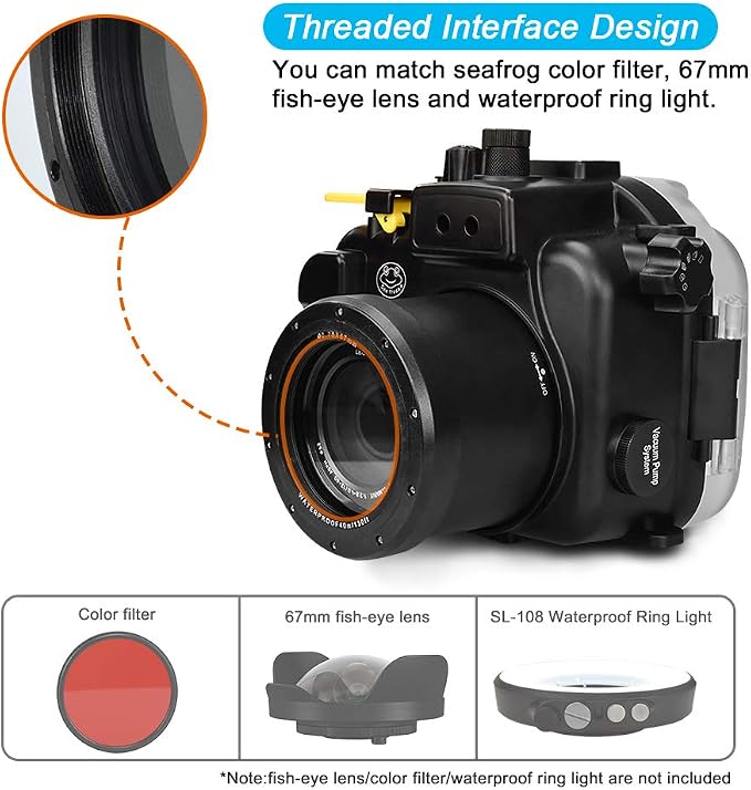 Sea frogs Underwater Camera Housing Compatible - Image 6